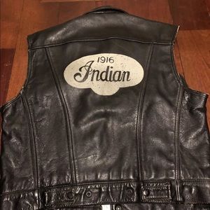 POLO leather vest size S